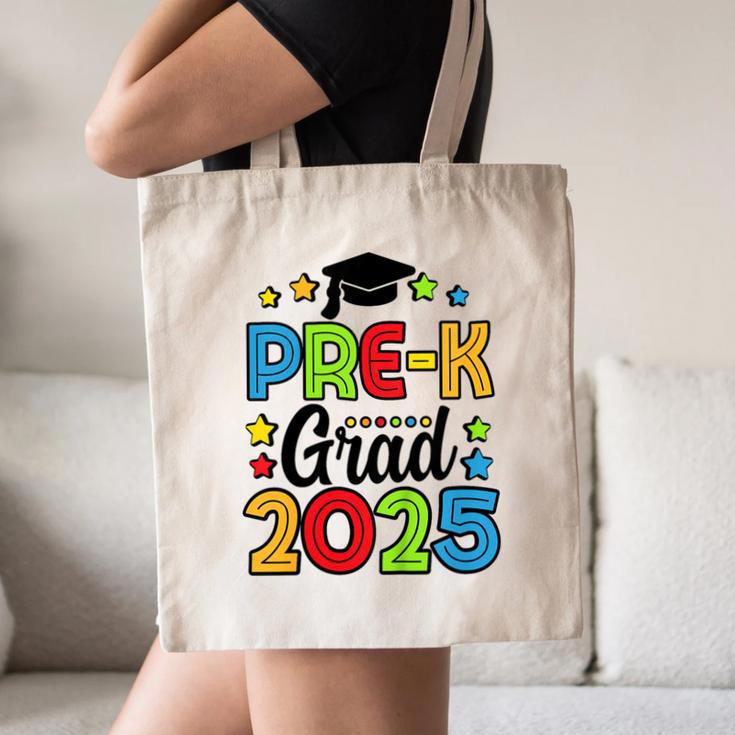 Kids Pre-K Grad 2025 Preschool Prek Graduation Canvas Tote Bag