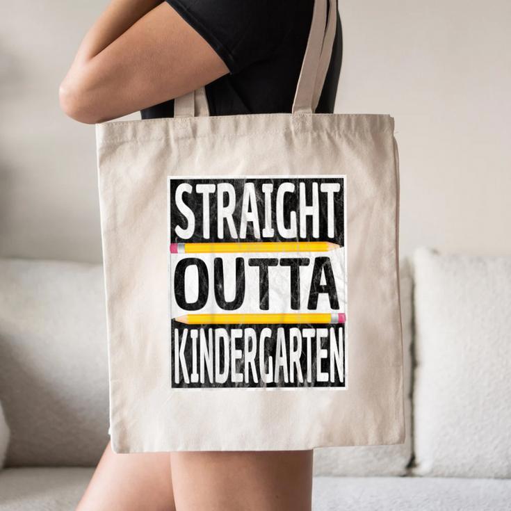Kids Straight Outta Kindergarten Graduation Canvas Tote Bag