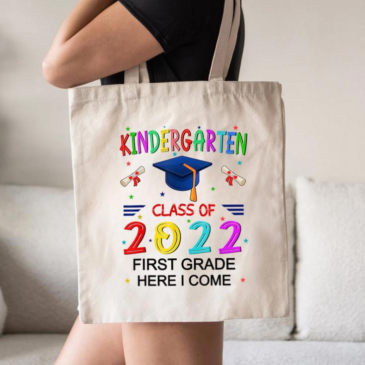 Kindergarten Graduation Class Of 2022 1st Grade Here I Come Canvas Tote Bag