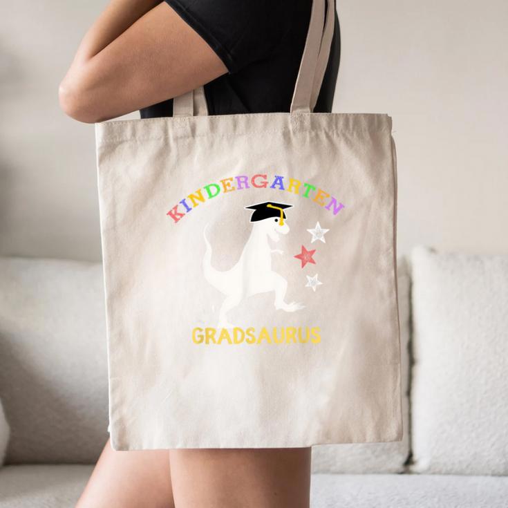 Kindergarten Graduation Shirt 2019 Dinosaur Graduate Party Canvas Tote Bag