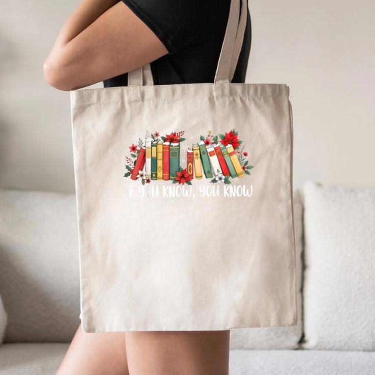 If You Know You Know 6 7 Six Seven Meme Floral Book Lover Canvas Tote Bag