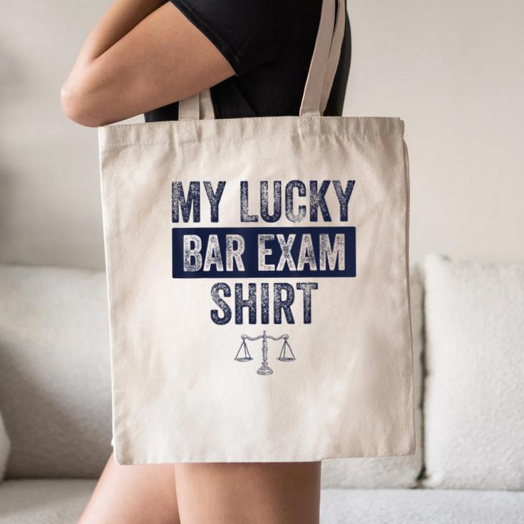 Law School Graduation Him Her Lucky Bar Exam Canvas Tote Bag
