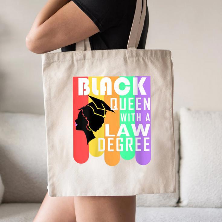 Law School Graduation Queen New Lawyer Attorney Grad Canvas Tote Bag