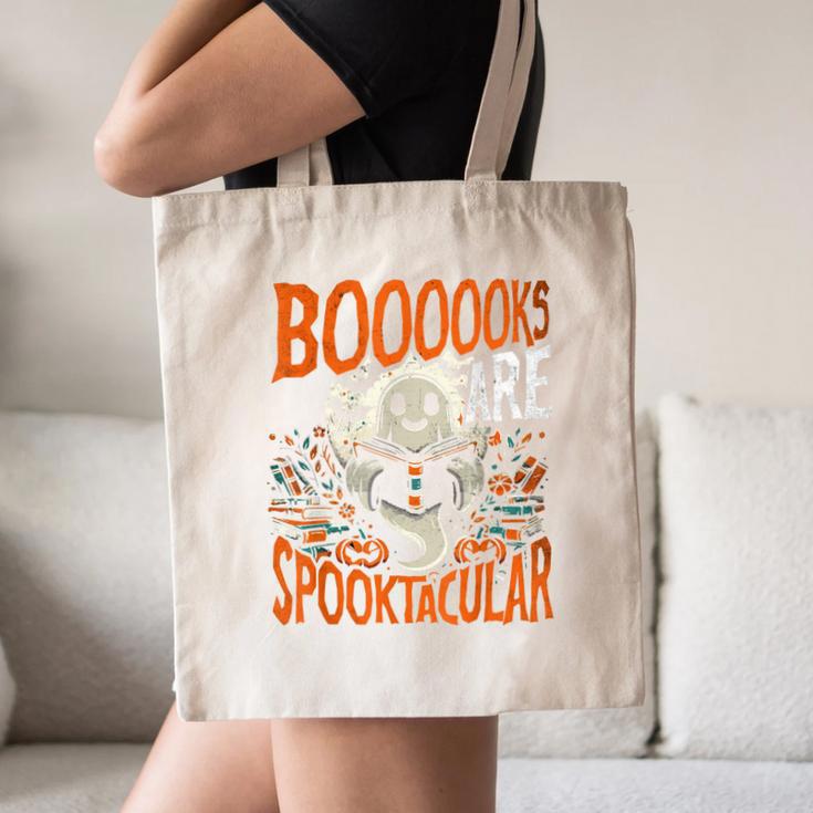 Library Halloween Book Lover Ghost With Books Canvas Tote Bag Library Halloween Book Lover Ghost With Books Canvas Tote Bag
