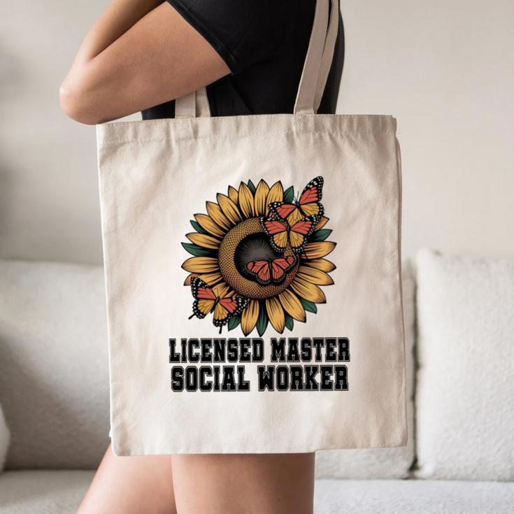 Licensed Masters Social Work Worker LMSW Graduation 2026 Canvas Tote Bag
