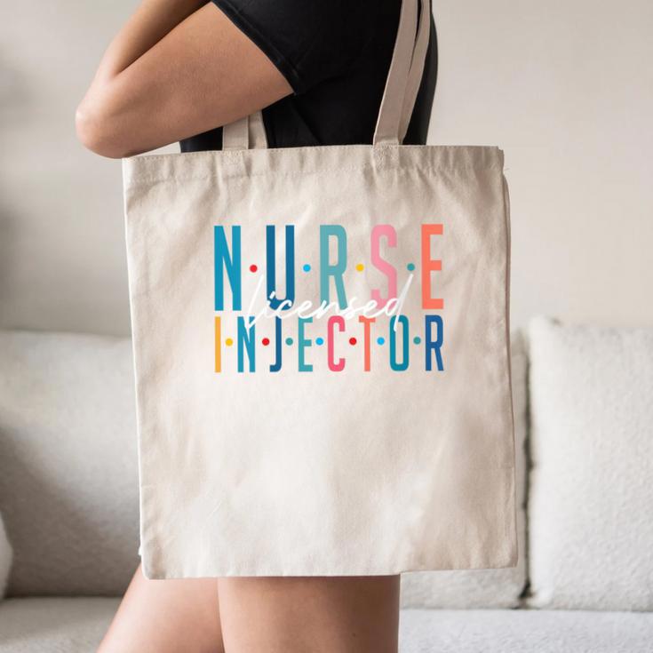Licensed Nurse Injector Graduation Nurse Injector Canvas Tote Bag