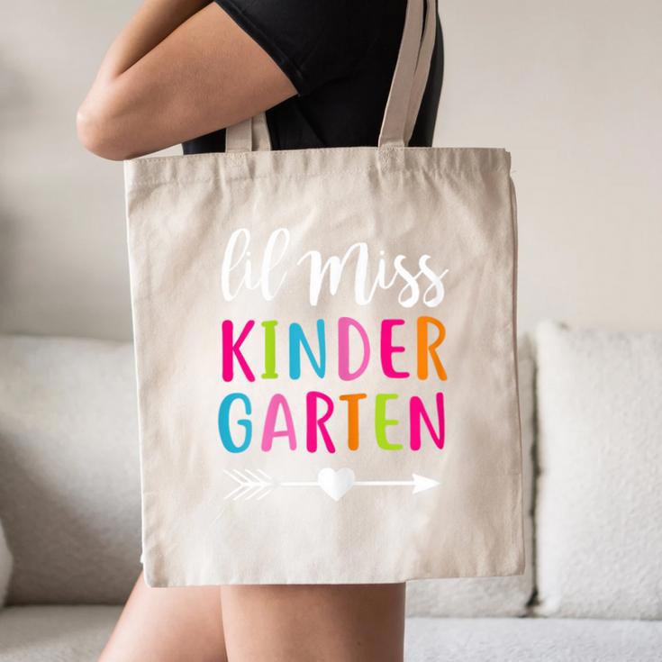 Lil Miss Kindergarten Grad Shirt Graduation Shirts 2018 Canvas Tote Bag