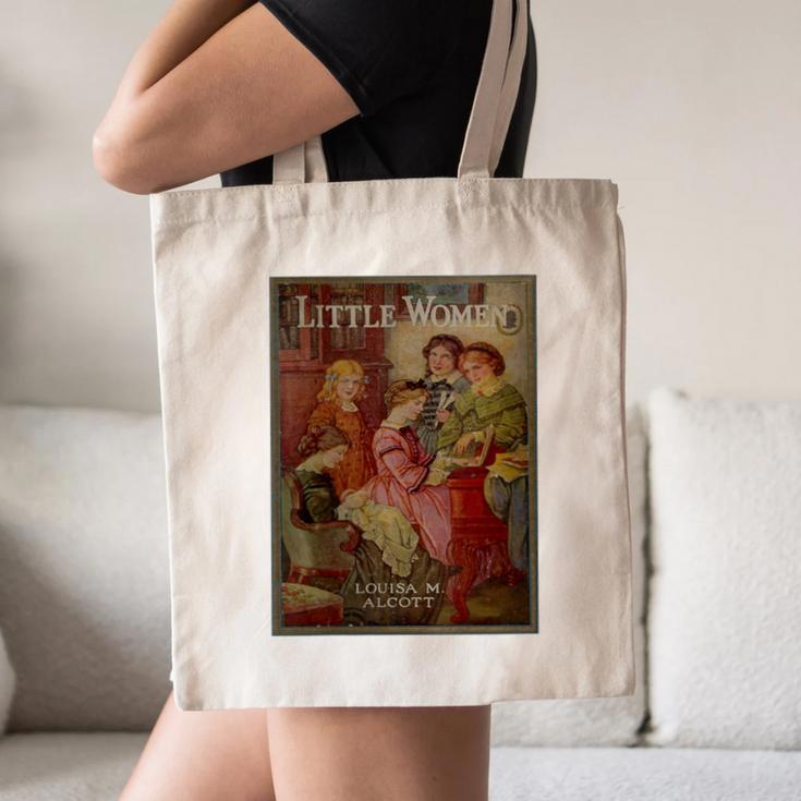 Little Women Book Cover Canvas Tote Bag Little Women Book Cover Canvas Tote Bag