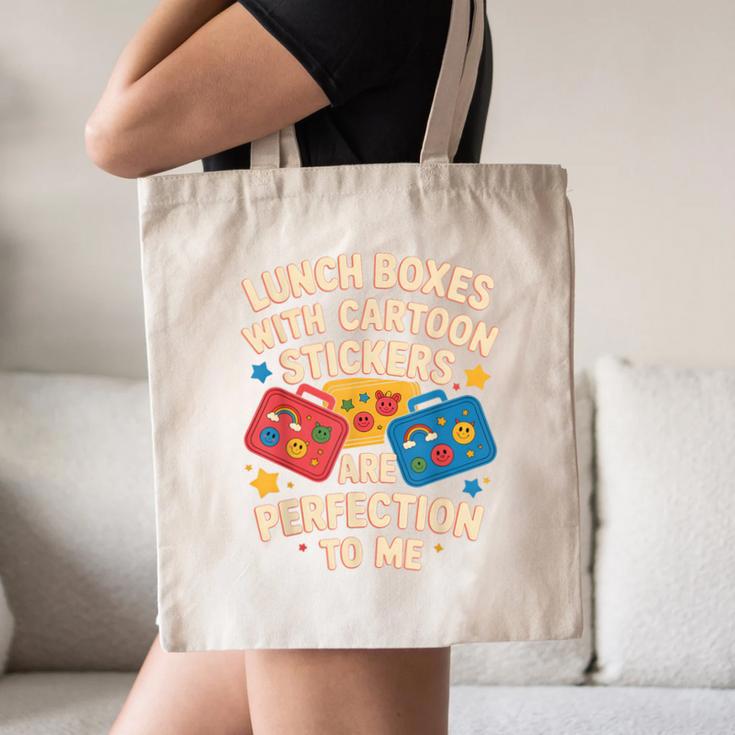 Lunch Boxes With Stickers Lunch Box Nostalgia Retro Canvas Tote Bag Lunch Boxes With Stickers Lunch Box Nostalgia Retro Canvas Tote Bag