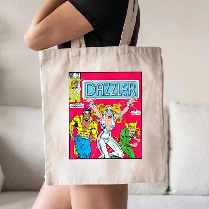 Marvel Universe Classic Dazzler Vintage Comic Book Cover Canvas Tote Bag