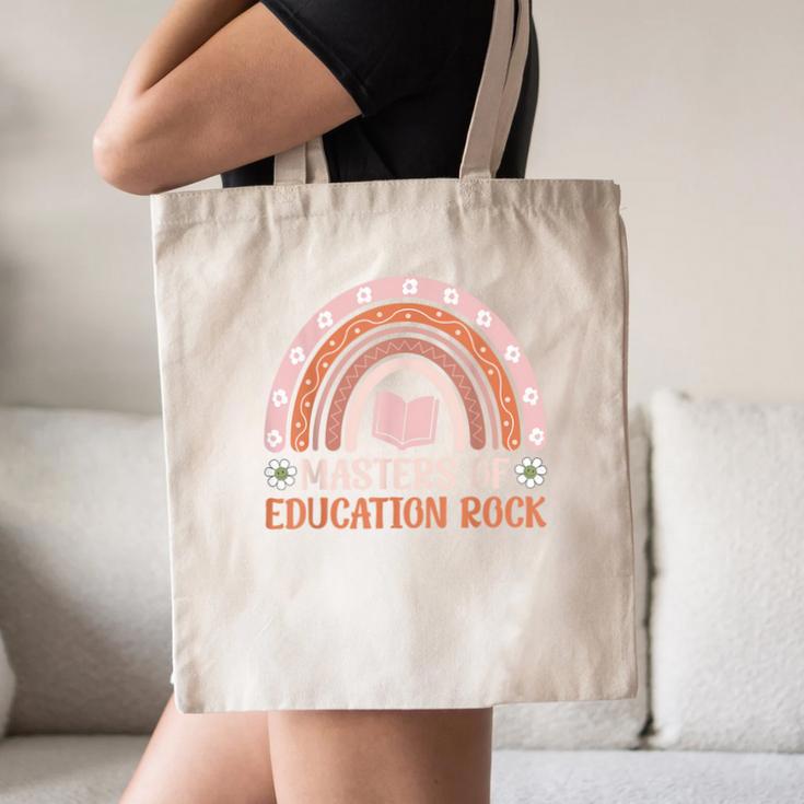 MASTER OF EDUCATION ROCK Master Graduation Canvas Tote Bag