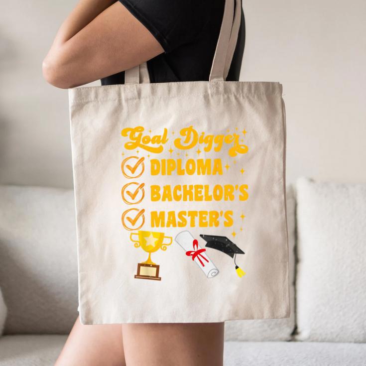 Master's Thesis Passed Goal Digger Master's Graduation Canvas Tote Bag