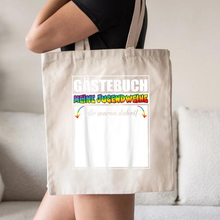 Meine Jugendweihe Guest Book Colourful Wir Waren Dabei MäDchen German Canvas Tote Bag Meine Jugendweihe Guest Book Colourful Wir Waren Dabei MäDchen German Canvas Tote Bag