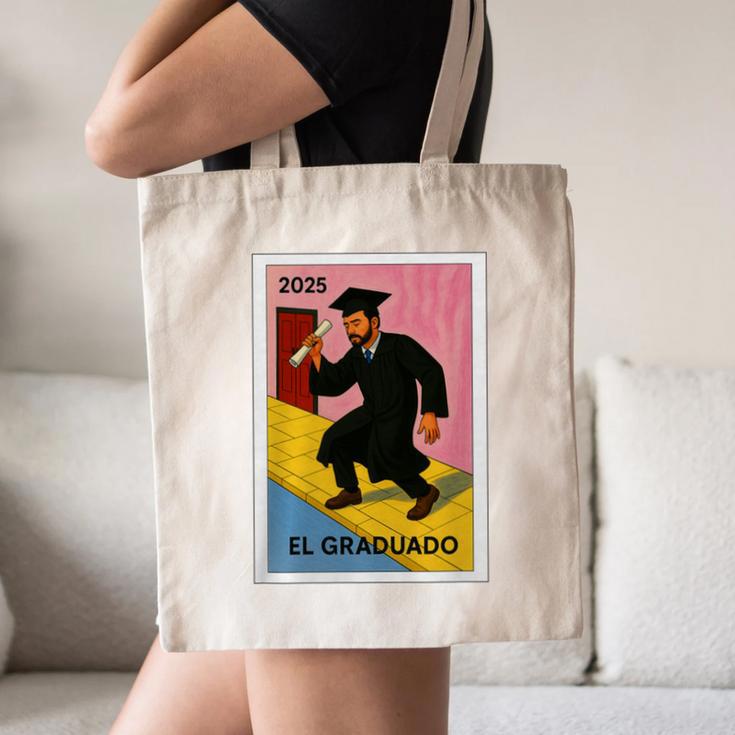 Mexican For Graduation 2025 El Graduado Premium Tri-Blend Canvas Tote Bag
