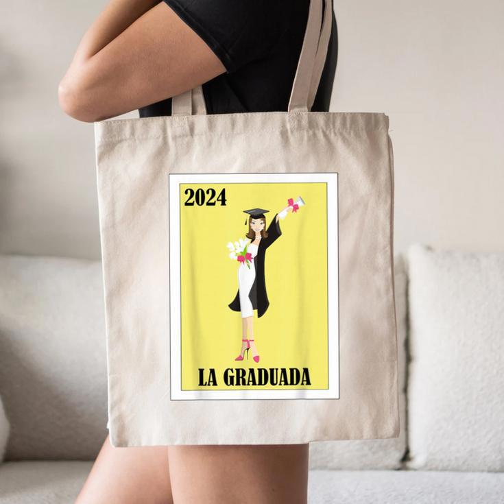 Mexican For Graduation La Graduada 2024 Canvas Tote Bag