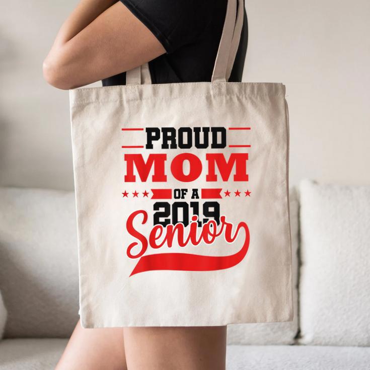 Mom Class Of 2019 Senior Graduation T-Shirt High School Canvas Tote Bag
