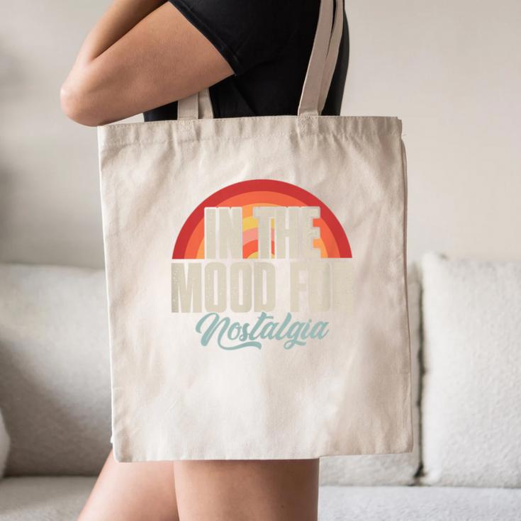 In The Mood For Nostalgia Vintage 80s 90s Retro Canvas Tote Bag