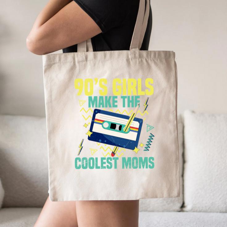 Nineties Girls Make The Coolest Moms Nostalgia 90s Mom Canvas Tote Bag