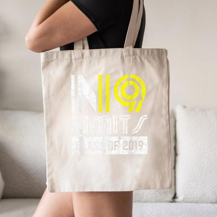 No Limits Class Of 2019 Graduation Vintage Canvas Tote Bag