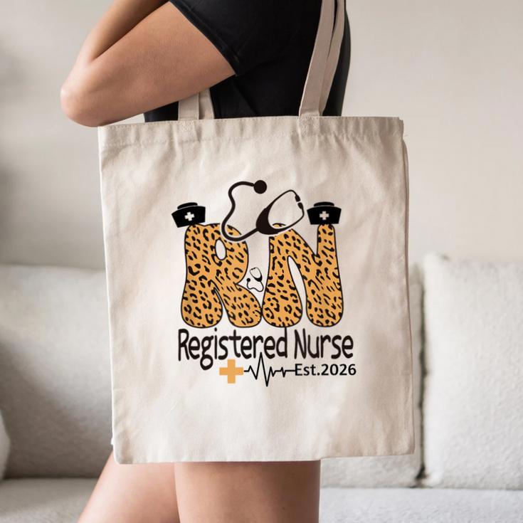 Nurse Est 2026 Graduation Graduate Nursing Student RN LPN Canvas Tote Bag