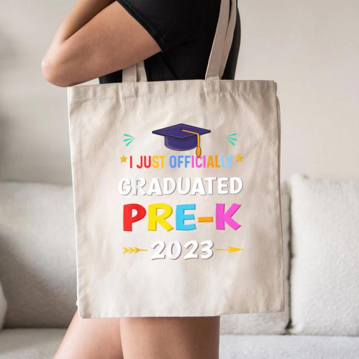 I Officially Graduated Pre-k Graduation Pre k Class 2023 Kid Canvas Tote Bag