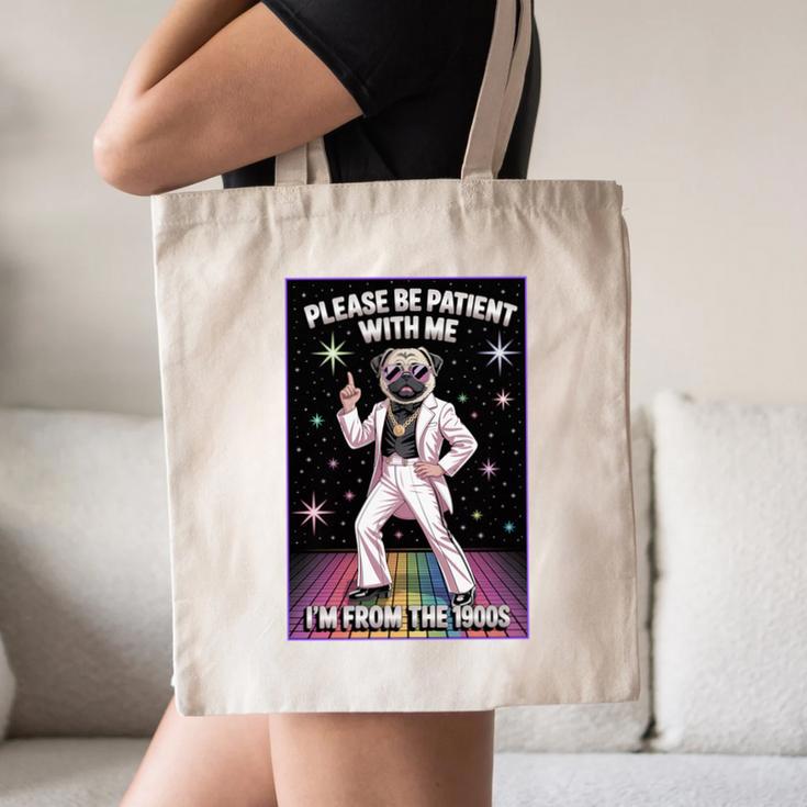 Be Patient With Me I'm From The 1900s Birthday Premium Tri-Blend Canvas Tote Bag Be Patient With Me I'm From The 1900s Birthday Premium Tri-Blend Canvas Tote Bag