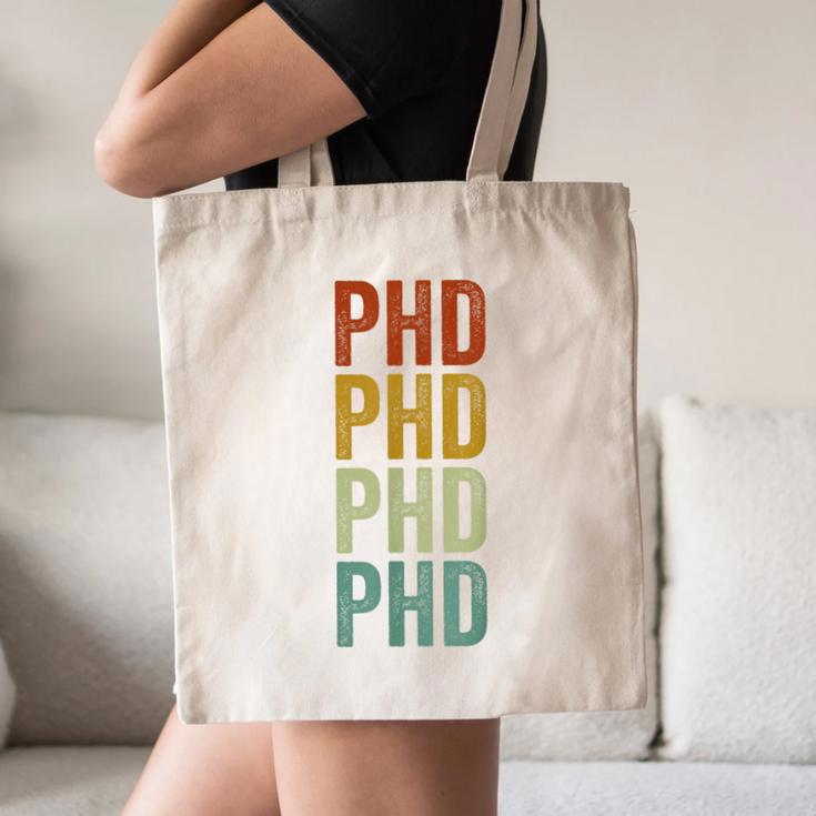 PHD Graduation Doctorate Canvas Tote Bag