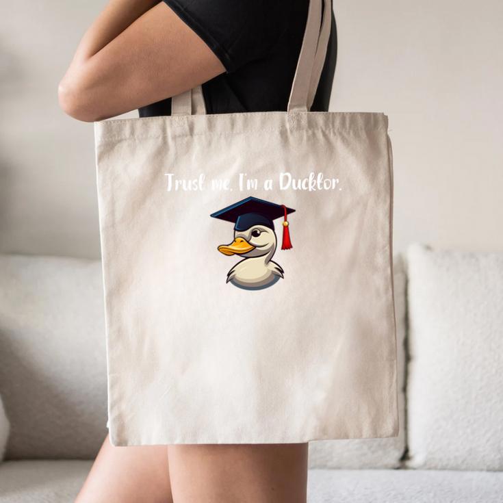 PhD Graduation Trust Me I'm a Doctor For PhD Graduate Canvas Tote Bag
