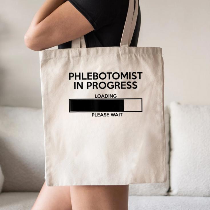 Phlebotomist In Progress Phlebotomy School Graduation Canvas Tote Bag
