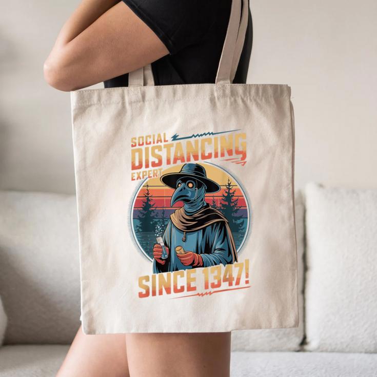 Plague Doctor Introvert Sarcastic Social Distancing Expert Canvas Tote Bag Plague Doctor Introvert Sarcastic Social Distancing Expert Canvas Tote Bag