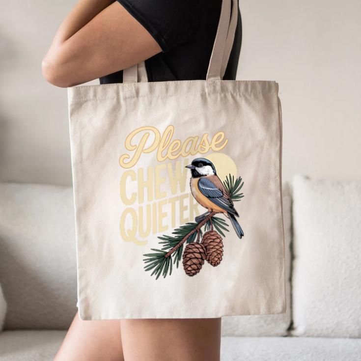 Please Chew Quieter Introverts Casual Everyday Canvas Tote Bag Please Chew Quieter Introverts Casual Everyday Canvas Tote Bag