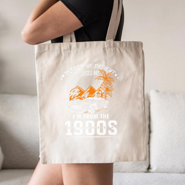 Please Be Patient I'm From The 1900s Classic Car Premium Canvas Tote Bag Please Be Patient I'm From The 1900s Classic Car Premium Canvas Tote Bag