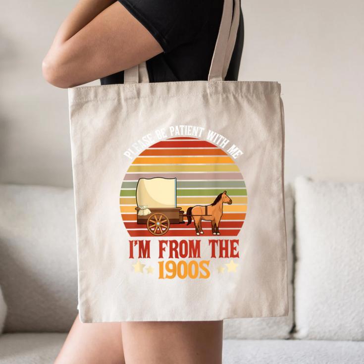 Please Be Patient With Me I'm From The 1900s Cool Dad Canvas Tote Bag Please Be Patient With Me I'm From The 1900s Cool Dad Canvas Tote Bag