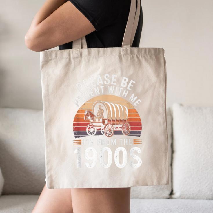 Please Be Patient With Me I'm From The 1900s Grandma Grandpa Canvas Tote Bag Please Be Patient With Me I'm From The 1900s Grandma Grandpa Canvas Tote Bag