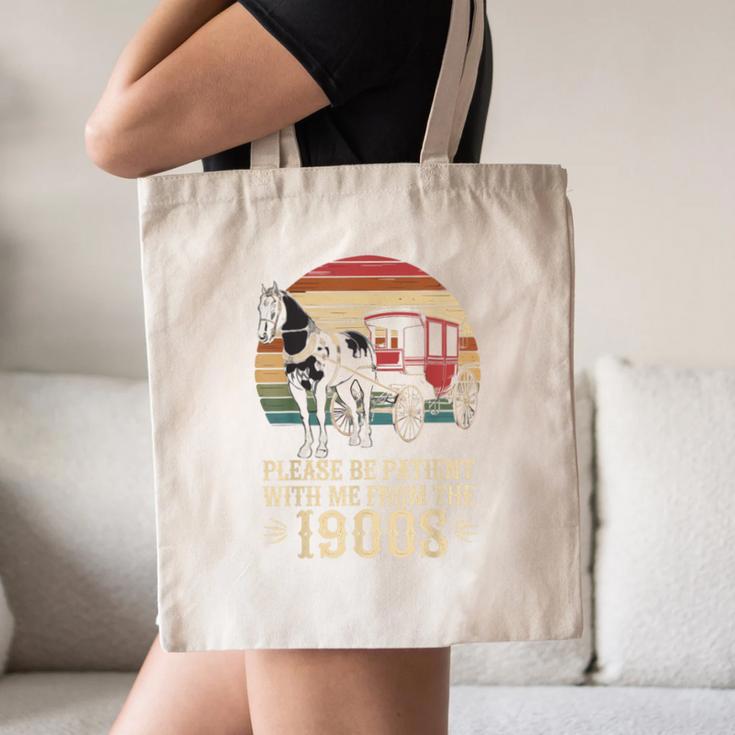 Please Be Patient With Me I'm From The 1900s Old Tee Canvas Tote Bag