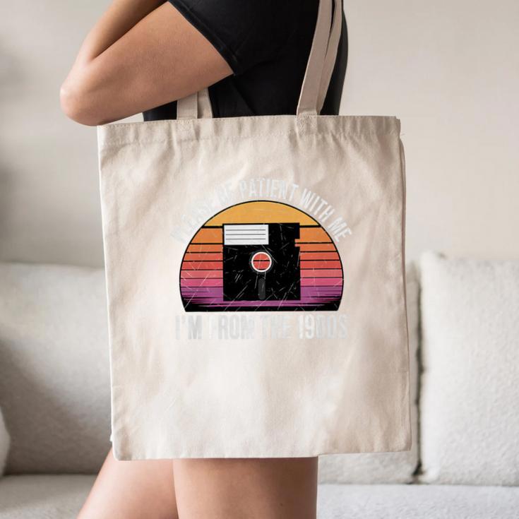 Please Be Patient With Me I'm From The 1900s PC Floppy Disk Premium Tri-Blend Canvas Tote Bag Please Be Patient With Me I'm From The 1900s PC Floppy Disk Premium Tri-Blend Canvas Tote Bag