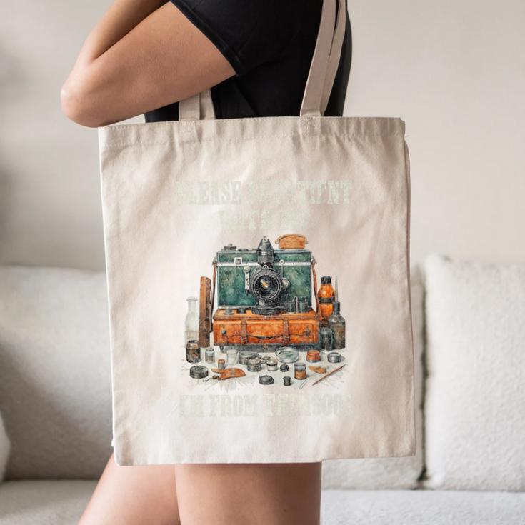 Please Be Patient With Me I'm From The 1900s Photographer Premium Canvas Tote Bag Please Be Patient With Me I'm From The 1900s Photographer Premium Canvas Tote Bag