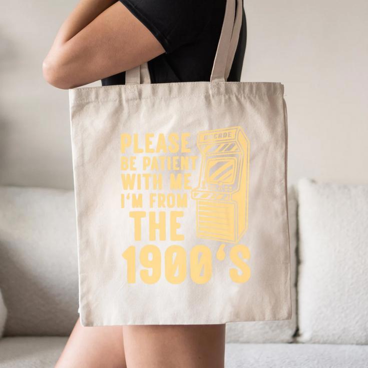 Please Be Patient With Me I'm From The 1900s Shirt Premium Canvas Tote Bag Please Be Patient With Me I'm From The 1900s Shirt Premium Canvas Tote Bag