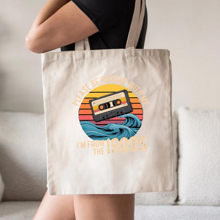 Please Be Patient With Me I'm From The 1900s Vintage Humor Premium Tri-Blend Canvas Tote Bag