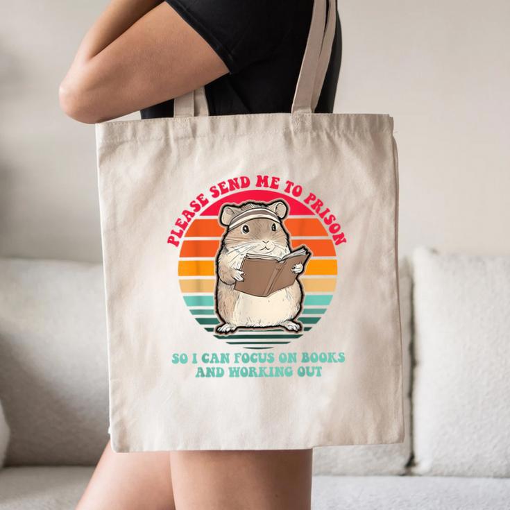 Please Send Me To Prison So I Can Focus On Books Canvas Tote Bag