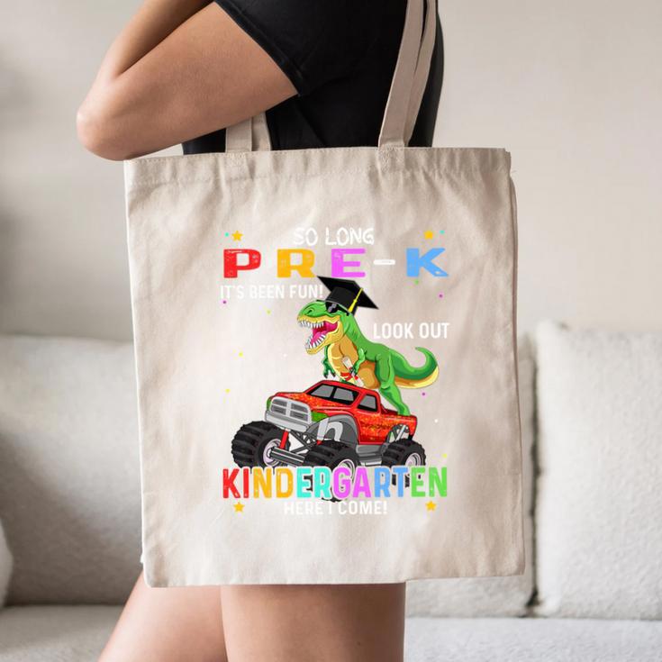 Pre k Graduation 2025 Pre-k Kindergarten Graduate Dinosaur Premium Tri-Blend Canvas Tote Bag