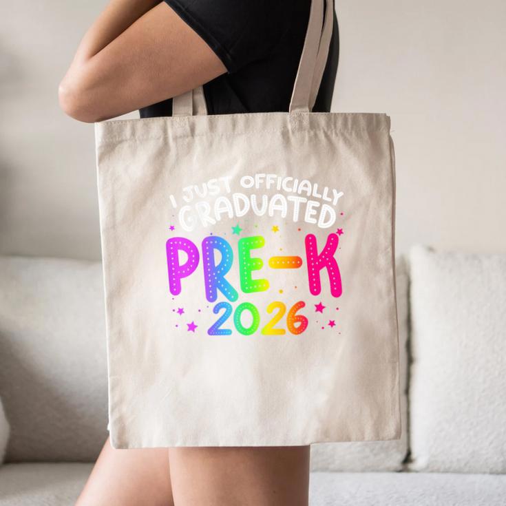 Pre-K Graduation Class Of 2026 Pre-K Graduated 2026 Canvas Tote Bag
