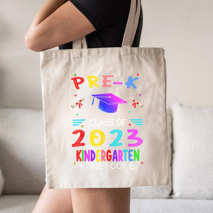 Pre-k Graduation Pre Kindergarten Class Of 2023 Boys Girls Canvas Tote Bag
