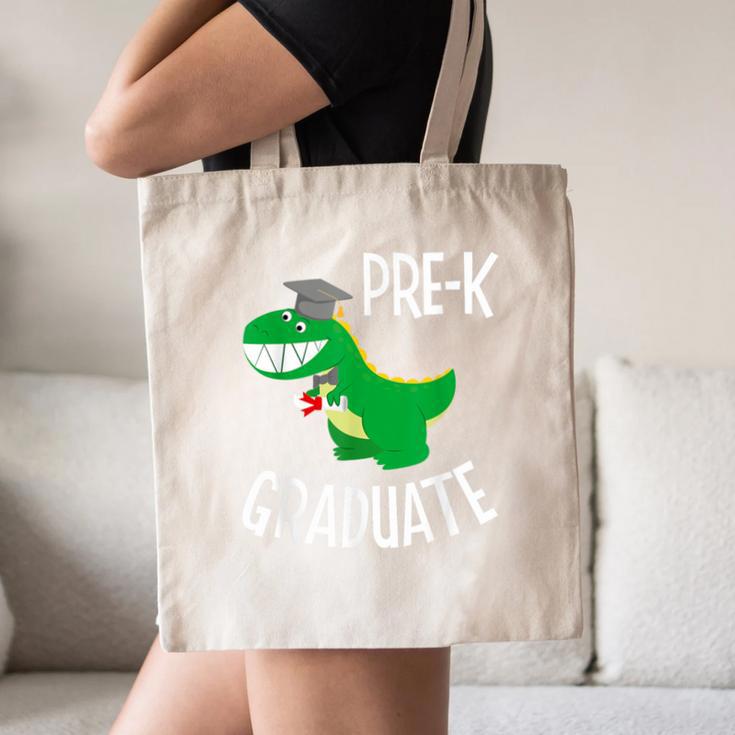 Preschool Graduation Preschooler Dinosaur Pre-K Dino Kids Canvas Tote Bag