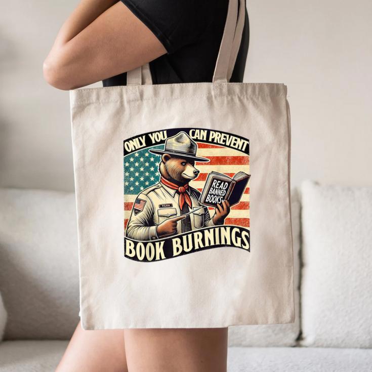 Only You Can Prevent Book Burnings Books Canvas Tote Bag