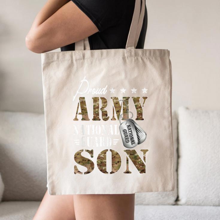 Proud Army National Guard Son National Guard Graduation Canvas Tote Bag