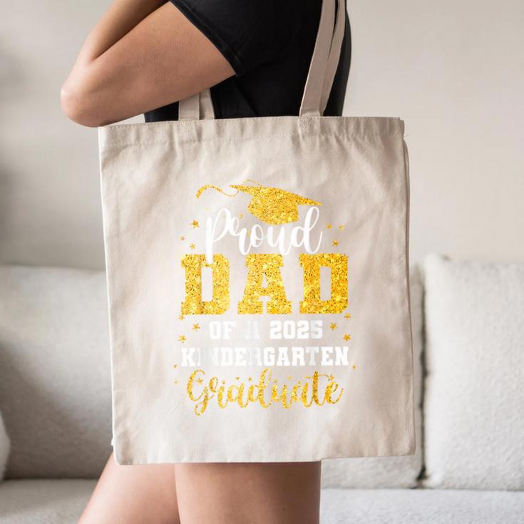 Proud Dad Of A Class 2025 Kindergarten Graduate Graduation Canvas Tote Bag