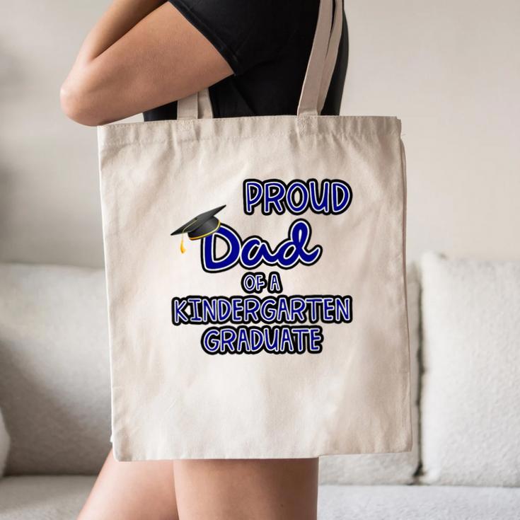 Proud Dad Of a Kindergarten Graduate Graduation TShirt Canvas Tote Bag