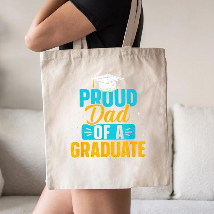 Proud Graduation Dad Father Of Graduates Canvas Tote Bag