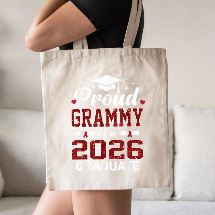Proud Grammy Of A 2026 Graduate Class Of Graduation Canvas Tote Bag